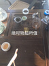赣荣茶桌椅组合实木茶几仿古功夫茶桌实木泡茶桌办公室新中式家用茶桌  胡桃色宝鼎1围椅4月牙椅 实拍图