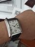 西亚尼（CIRNI）免费刻字原装坦克系列长方形男士手表全自动机械表镂空时尚男表 黑皮白面 CI6030【精品推荐】 实拍图