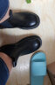 他她（TATA）烟筒靴女切尔西靴短筒加绒女靴秋冬新款GXB01DD0 黑色（单里） 40 实拍图