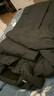 啄木鸟中老年人羽绒服男加厚款连帽老人短款外套爸爸装冬天衣服爷爷袄子 虾青色【加厚升级】 4XL (可穿155-170斤) 实拍图