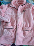琼瑛 睡衣女秋冬加厚法兰绒两件套珊瑚绒情侣睡衣男家居服套装 女款粉色 L 实拍图