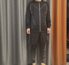 艾伦伯顿（Alen Botun）运动套装男秋季篮球速干衣健身服高弹训练跑步服晨跑装备衣服 跑步服-冰丝透气 S(90-115)斤 实拍图