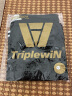 TriplewiN 运动跑步篮球裤健身透气速干潮流训练五分裤复古沙滩宽松大码短裤 3005运动休闲裤 黑色 L码适合175-180CM70-75KG 实拍图