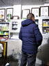 啄木鸟羽绒服男加厚短款冬季外套男士连帽防寒冬装中青年商务男装上衣服 黑色 XL 实拍图