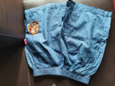 巴布豆儿童牛仔短裤男童夏季新款舒适纯棉裤子男孩夏天休闲五分裤 深蓝 吉普巴布X 130 实拍图