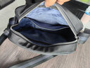 沙驰男包单肩包斜跨包官方正品2026新款商务休闲大容量通勤帆布包男士 黑色-官方正品/顺丰发货 实拍图