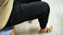 Foss Phil休闲裤男春夏季宽松直筒裤子男冰丝垂顺感阔腿运动西装裤黑色XL 实拍图