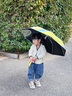 左都（ZUODU）儿童雨伞女孩长柄伞黑胶遮阳伞晴雨伞太阳伞防晒儿童伞男孩直杆 公主的梦想-【晴雨两用+天窗] 实拍图