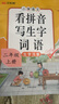 汉知简小学二年级上册看拼音写词语练字帖生字注音语文课本同步专项训练 习字本写字练习册彩绘版 实拍图