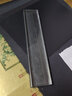 芷墨（ZHIMO）水晶玻璃镇尺创意礼品中国风镇纸压书器压条公司毕业季礼物送孩子 透明镇尺一对 大号30cm 实拍图