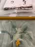铄雅（shuoya）蜀绣桑蚕丝围巾手工刺绣真丝围巾中国特色礼品送老外出国留学礼物蜀绣伴手礼生日礼物礼品旗袍搭配围脖丝巾 浅绿白兰花（京东快递） 实拍图
