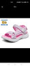 Skechers斯凯奇女童包头凉鞋夏季童鞋儿童公主鞋婴儿魔术贴闪灯鞋302965L 实拍图