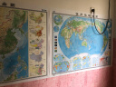 江苏省地图 地图挂图 大尺寸1.1米*0.8米 无拼缝 办公室、会议室挂图挂画背景墙面装饰 南京 无锡 徐州 苏州 实拍图