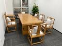 友所 实木茶桌椅组合简约功夫茶几禅意新中式喝茶桌茶台原木大板桌 尺寸定制专拍 实拍图