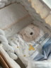 可优比（KUB）婴儿床品套件防撞床围梭织抑菌拼接床围挡布床上用品 梭织款-护卫肖恩-七件套 110*60 实拍图