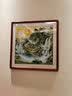悠弦国画山水画客厅斗方办公室挂画餐厅玄关走廊过道装饰画新中式字画 富水长流 实木画框65*65厘米 实拍图