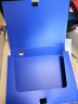 新时达 A4文件盒档案盒资料盒收纳盒塑料凭证盒大号2cm/3.5cm/5.5cm/7.5cm 约装A4纸550页（XD-813）55mm 10个 实拍图