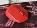 罗技（Logitech）M280 M275无线鼠标 笔记本电脑商务办公鼠标人体工学鼠标USB右手鼠标 M280 红色(升级舒适材质) 实拍图
