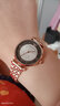 EMPORIO ARMANI阿玛尼手表女士满天星欧美表镶钻时尚石英钢带女表情人节生日礼物 复古棕满天星AR11402 实拍图