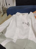 唐号衬衫男夏季薄款衬衫男士2025冰丝新款潮流长袖衬衣慵懒风学生衬衫 3034上白色 M 实拍图