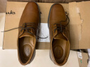 Clarks其乐泰顿系列男士德比鞋新郎鞋布洛克正装商务舒适皮鞋男百搭牛皮 深棕褐色 261300978（加宽楦） 40 实拍图