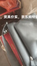 澳懿男包单肩包男真皮男士斜挎包时尚商务背包牛皮横款休闲包包2025新 平纹黑色款 大号-装A4文件资料-上班用 实拍图