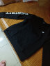 特步（XTEP）卫衣休闲长袖t恤男装秋冬季衣服男士运动服上衣学生宽松外套黑色 黑白【店长推荐】 M 170 实拍图