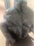 已末天成羽绒服男士潮牌男装2020年冬季韩版面包服纯色加厚保暖皮衣外套立领短款 689黑色 XL 实拍图