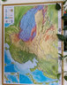 地图中国地形图 世界3d立体凹凸地形图版学生教室挂图 92×68cm 中国地形无赠品 实拍图