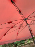 逸飞恒户外遮阳伞大号摆摊伞大型雨伞太阳伞沙滩伞防晒广告庭院伞大伞 2.4米红色三层架/银胶加厚 实拍图