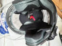 雅马哈摩托车电动车头盔3C认证男女四季轻便安全帽四分之三盔春夏 亮黑色（贴面版型） M 实拍图