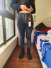 浪莎高腰牛仔裤女秋冬季加绒加厚紧身弹力打底铅笔裤修身显瘦小脚裤子 实拍图