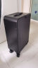 SUXI 铝框拉杆箱定制金属全铝镁合金行李箱男飞机轮铝合金登机旅行箱 记忆黑 24英寸（竖款） 晒单实拍图