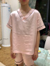 公子玉儿童女童睡衣夏季薄款冰丝短袖V领套装空调亲子家居服女孩中大童 粉红色 150 晒单实拍图
