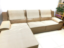 欣雨禾皮沙发专用垫 真防滑坐垫冬季透气布艺简约组合沙发保护套罩四季 防滑升级米黄色 贵妃L型定制一张 实拍图