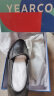 意尔康男鞋日常休闲皮鞋套脚舒适柔软单鞋 6541ZE97689W 黑色 44 实拍图