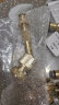 晶润 高压水枪洗车浇花喷头增压水管车软管雾化灌溉直喷式浇水冲洗器 铜喷枪+铜4分通水接头 实拍图
