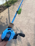 kastking 卡斯丁斯巴达路亚竿套装全套枪柄水滴轮钓鱼竿海竿远投双竿稍 1.98米 蓝色-软木握把-M/ML+右手 实拍图