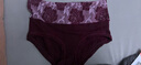 莫代尔女士内裤女高腰收腹提臀纯棉无痕抗菌透气大码女式三角内裤短裤头 1566酒红 XL (170/100) 实拍图