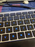 B.FRIENDit 巧克力键盘 超薄静音键盘 剪刀脚薄膜USB外置接口台式机笔记本电脑通用外接有线键盘办公电脑键盘 【Mac版】银黑色【单白光】 实拍图