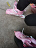 拓呈溜冰鞋儿童全套装成人男女小孩旱冰鞋滑冰鞋轮滑鞋直排轮初学者 粉色不闪+配件 M （适合鞋码32-36码）适合脚长20-23CM 实拍图