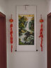 名人字画招财山水画靠山图国画客厅办公室装饰画中堂玄关走廊挂画竖幅卷轴 源远流长 卷轴140*60CM 实拍图