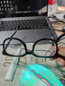 依视路（ESSILOR） 新款商务男镜架时尚镜框女配依视路镜片近视定制眼镜网上配镜 金属-全框-2023SV-银色 镜框+依视路A4防蓝光1.56现片 实拍图