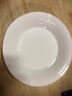 舍里欧式浮雕白瓷盘陶瓷西餐盘意面盘家用牛排餐具菜盘鱼盘汤白色盘子 汤盘 8英寸 可进四机|光滑易洁 实拍图