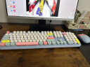 GEEZER Zero无线复古朋克键鼠套装 办公键鼠套装 鼠标 电脑键盘 笔记本键盘 淡雅蓝 实拍图