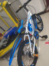 凤凰（Phoenix）儿童自行车山地车男女学生脚踏车6-12岁童车 霸道 白蓝色 18寸 实拍图