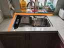 碟美x5水槽洗碗机水槽一体全自动家用嵌入式免安装小型洗炒锅大容量除菌烘干可洗水果蔬菜生鲜 水槽洗碗机（白色面板） 右边洗碗机 实拍图