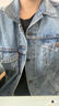 Levi's李维斯情侣同款美式经典复古休闲时尚潮牌修身牛仔夹克外套 中蓝色 M 实拍图