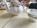 品来运 欧式茶具套装陶瓷下午茶咖啡具家用骨瓷咖啡杯套装英式红茶杯 A-富士山15头标准版 实拍图