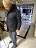 泰勒绅士 中老年羽绒服男短款加厚爸爸冬装连帽外套 纯黑色 3XL 190/建议170-190斤左右穿 实拍图
